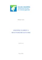 prikaz prve stranice dokumenta Senzorski elementi u mehatroničkim sustavima