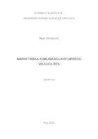 prikaz prve stranice dokumenta Marketinška komunikacija Istarskog veleučilišta - Universita Istriana di scienze applicate