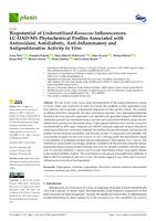 prikaz prve stranice dokumenta Biopotential of Underutilized Rosaceae Inflorescences: LC-DAD-MS Phytochemical Profiles Associated with Antioxidant, Antidiabetic, Anti- Inflammatory and Antiproliferative Activity In Vitro